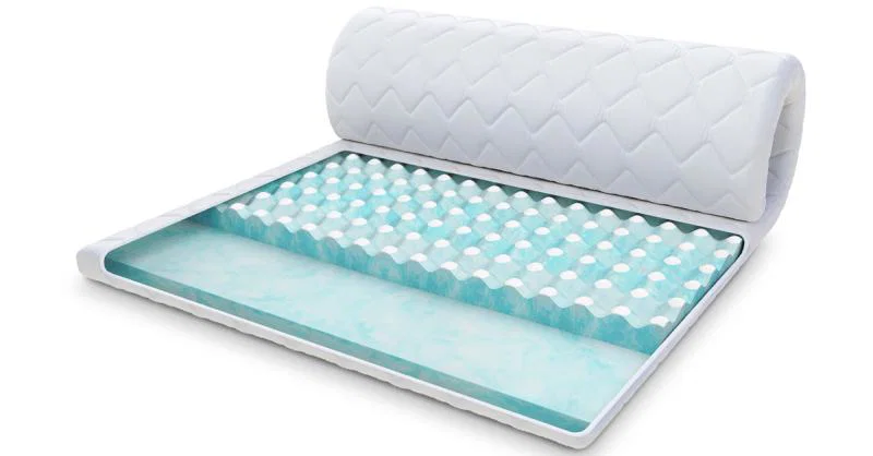 Přistýlka z profilované pěny RavineBlue Double 130x200cm 8cm