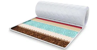 Přistýlka z profilované 7zónové pěny HR H30  a kokosem 80x200cm 5cm