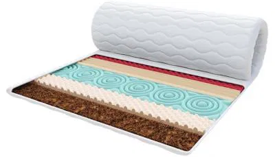 Přistýlka z profilované 7zónové pěny HR H30  a kokosem 80x200cm 5cm
