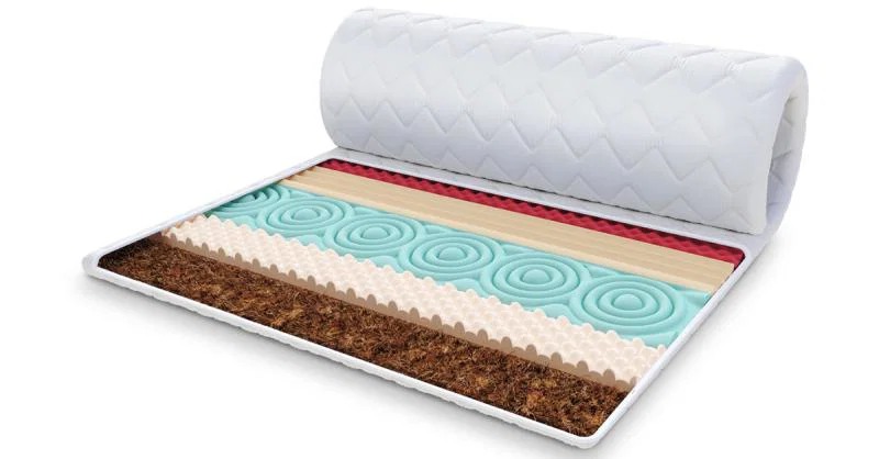 Přistýlka z profilované 7zónové pěny HR H30  a kokosem 140x200cm 5cm