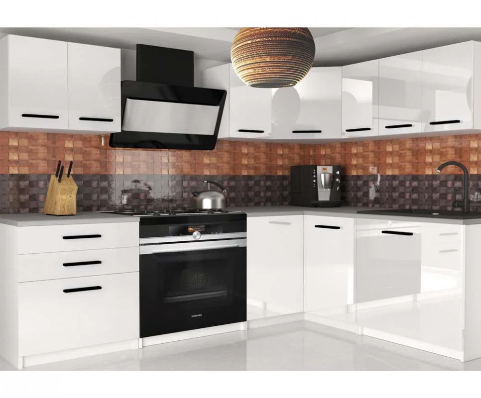 Moderní kuchyňská sestava Infinity Armin2 BÍLÁ lesklá