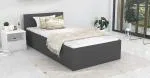 Postel PANAMA KLASIK 90x200 + rošt ŠEDÁ