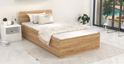 Postel PANAMA KLASIK 90x200 + rošt DUB