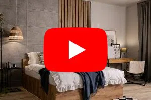 Manželská postel PANAMA 160x200 se zvedacím dřevěným roštem DUB DUB