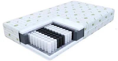 Taštičková matrace TREVISO 80x200 cm s Aloe Vera potahem 16 cm