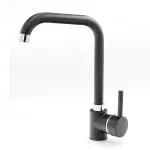 Kuchyňská baterie STEEL černá s texturou žuly
