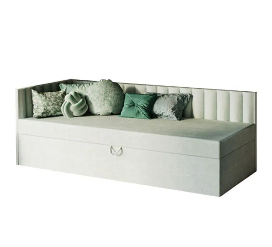 Postel JULA 90x200 zelená