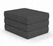 Rozkládací matrace  MINI CUBE 9cm STŘEDNĚ ŠEDÁ
