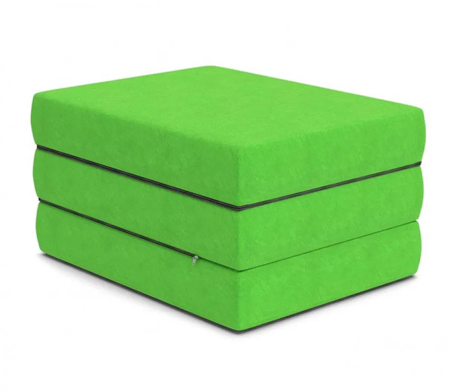 Rozkládací matrace MINI CUBE 9cm ZELENÁ
