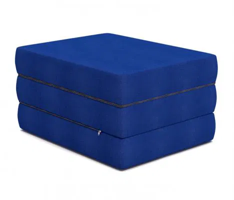 Rozkládací matrace TROY 10cm MODRÁ