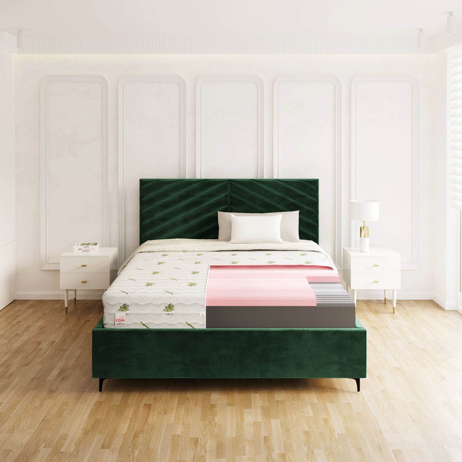 Penový matrac SELECT ALOE VERA 90x200 13 cm