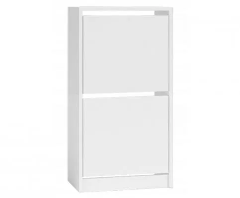 Výklopný botník BETSI B2 BÍLÁ