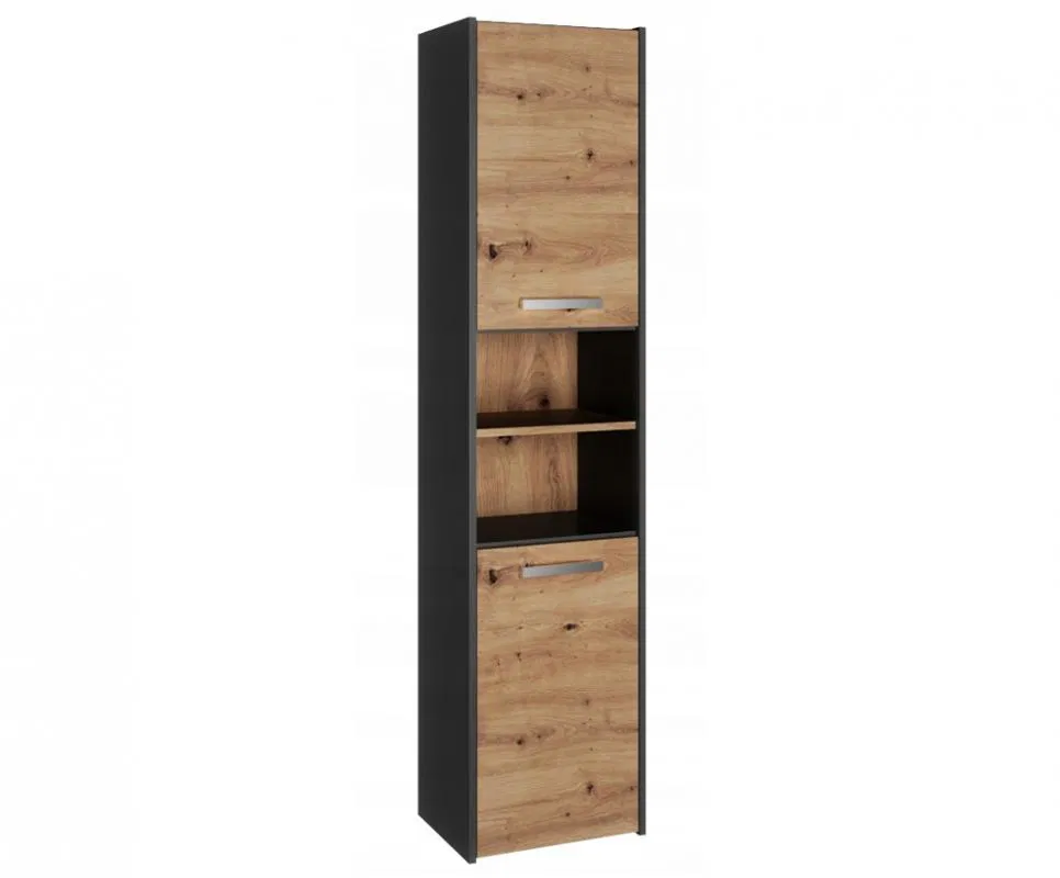Koupelnová skříňka S40 ŠEDÁ/DUB ARTISAN