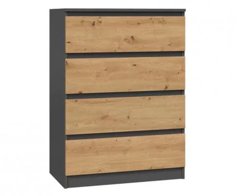 Komoda OPTIMA 70cm ANTRACIT/DUB ARTISAN matná