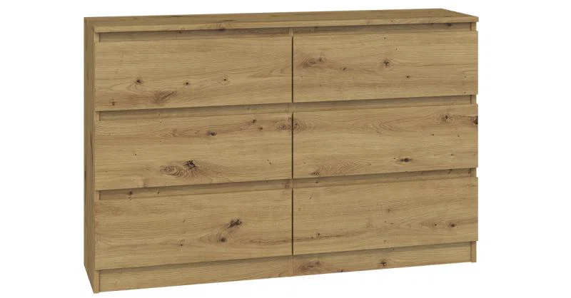 Komoda MALWA M6 120cm DUB ARTISAN matná