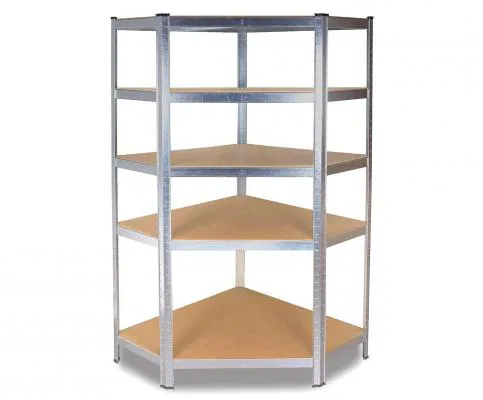 Kovový regál rohový GC9040,180x90x40, nosnost 875 kg