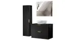 Koupelnová sestava ADEL BLACK ERIS 80cm