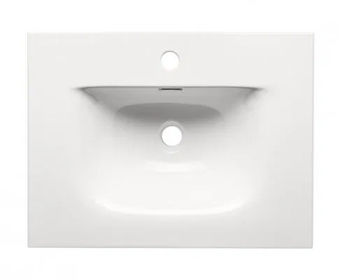 Zápustné keramické umyvadlo 60 cm, bílá