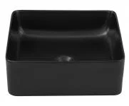 Keramické umyvadlo SLIM, černá, 37 cm