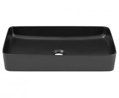 Keramické umyvadlo SLIM, černá, 61 cm