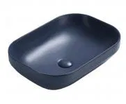 Keramické umyvadlo NELI, modrá, 50 cm