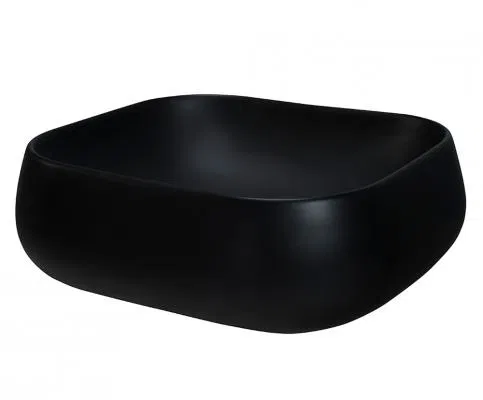 Keramické umyvadlo NIKA, černá, 45 cm