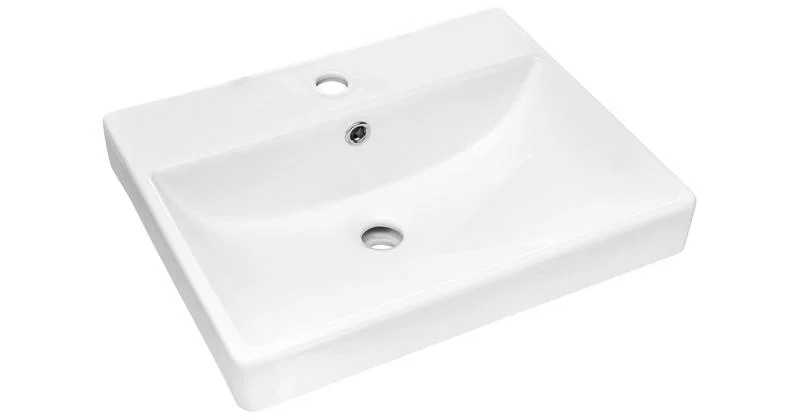 Keramické umyvadlo RITA, bílá, 60 cm