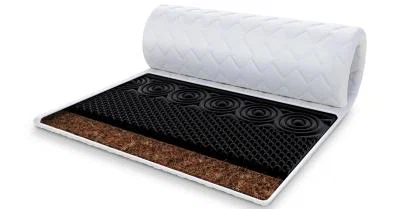 Přistýlka z profilované 7zónové pěny HR H30 +kokos 100x200 cm BLACK 6 cm