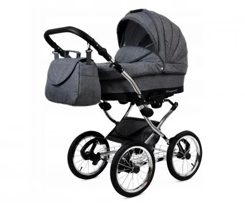 Kočárek 3v1 Margaret Exclusive Grey Flex