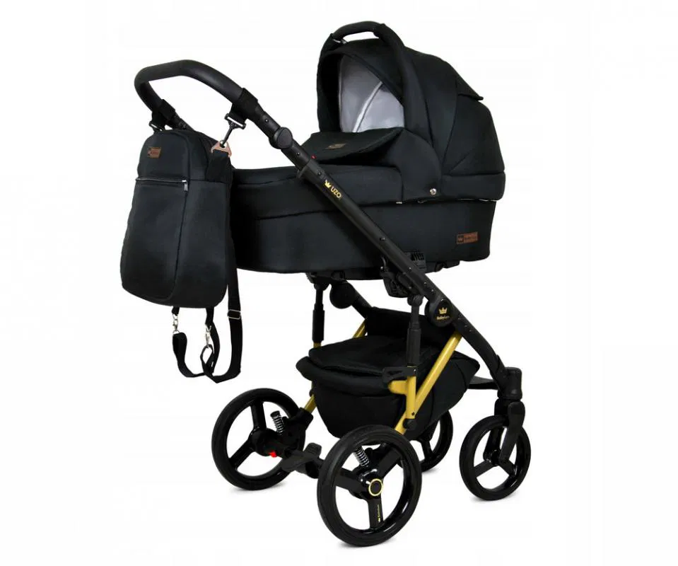 Kočárek 4v1 BabyLux UZO GOLD Onyx