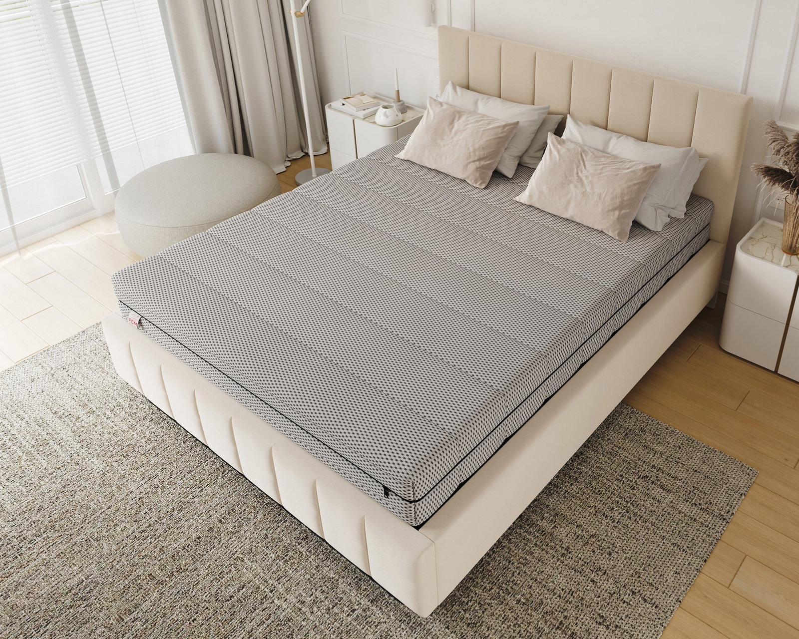 Penový matrac SPACE 100x200 cm s HR penou 21 cm