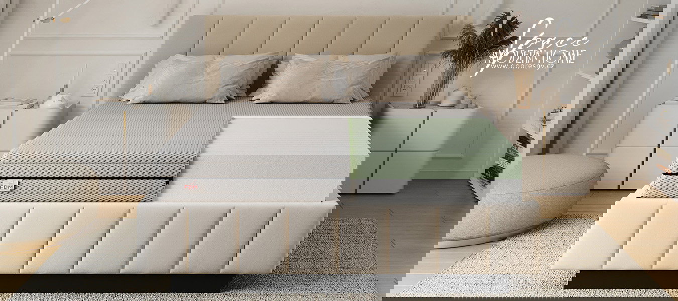 Penový matrac SPACE 200x200 cm s HR penou 21 cm