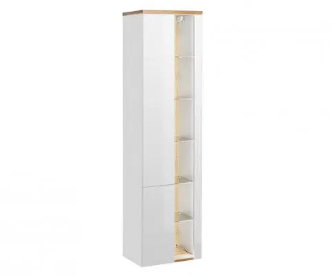 Koupelnová vysoká skříňka BAHAMA WHITE 45 cm