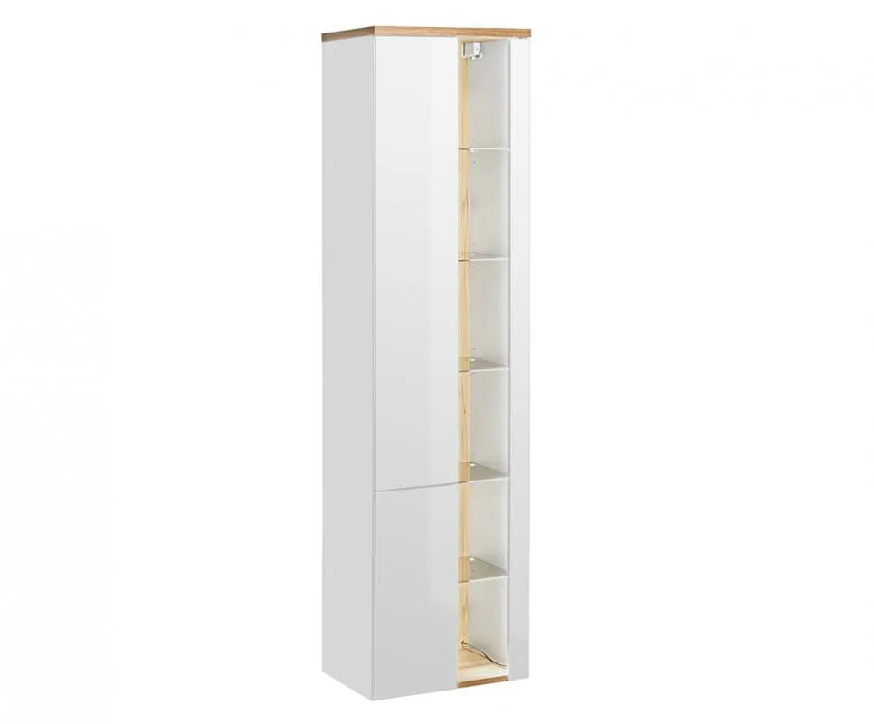 Koupelnová vysoká skříňka BAHAMA WHITE 45 cm