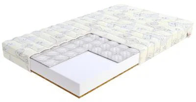 Dětská pěnová matrace MIKI DINO 90x200 cm s pohankou a kokosem 11 cm