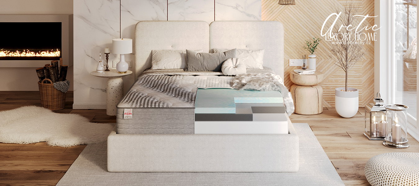 Penový matrac ARCTIC ELITE 180x200 cm 28 cm