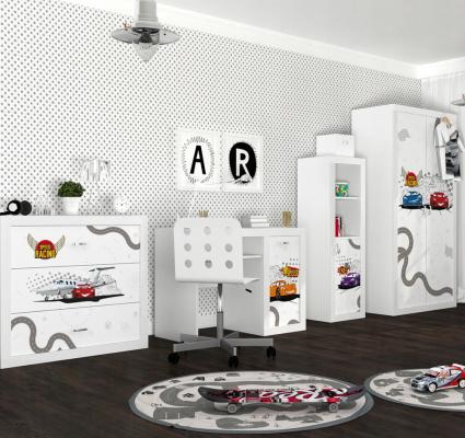 Kompletní sada pokojíčku AUTÍČKA pro děti 01