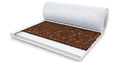 Přistýlka z kokosového vlákna a polyuretanové pěny 140x200 cm 7 cm