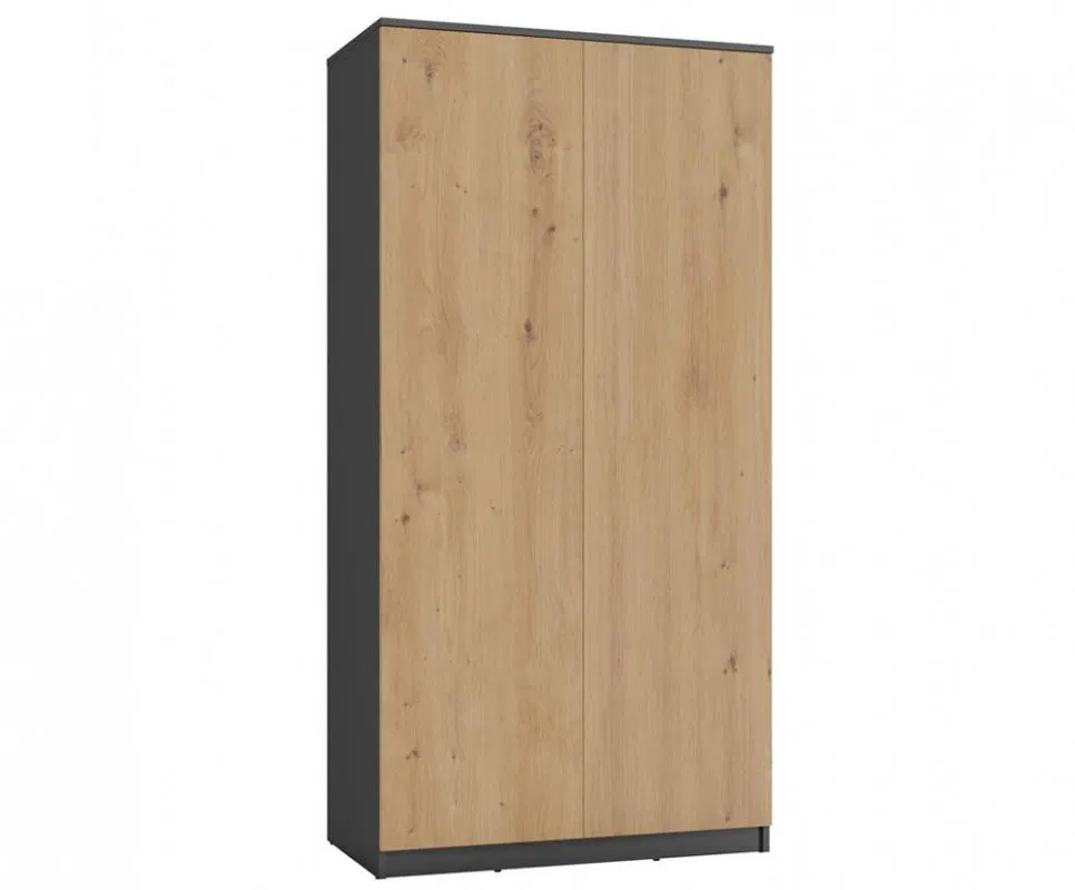 Skříň Malwa SD-90 antracit/dub artisan