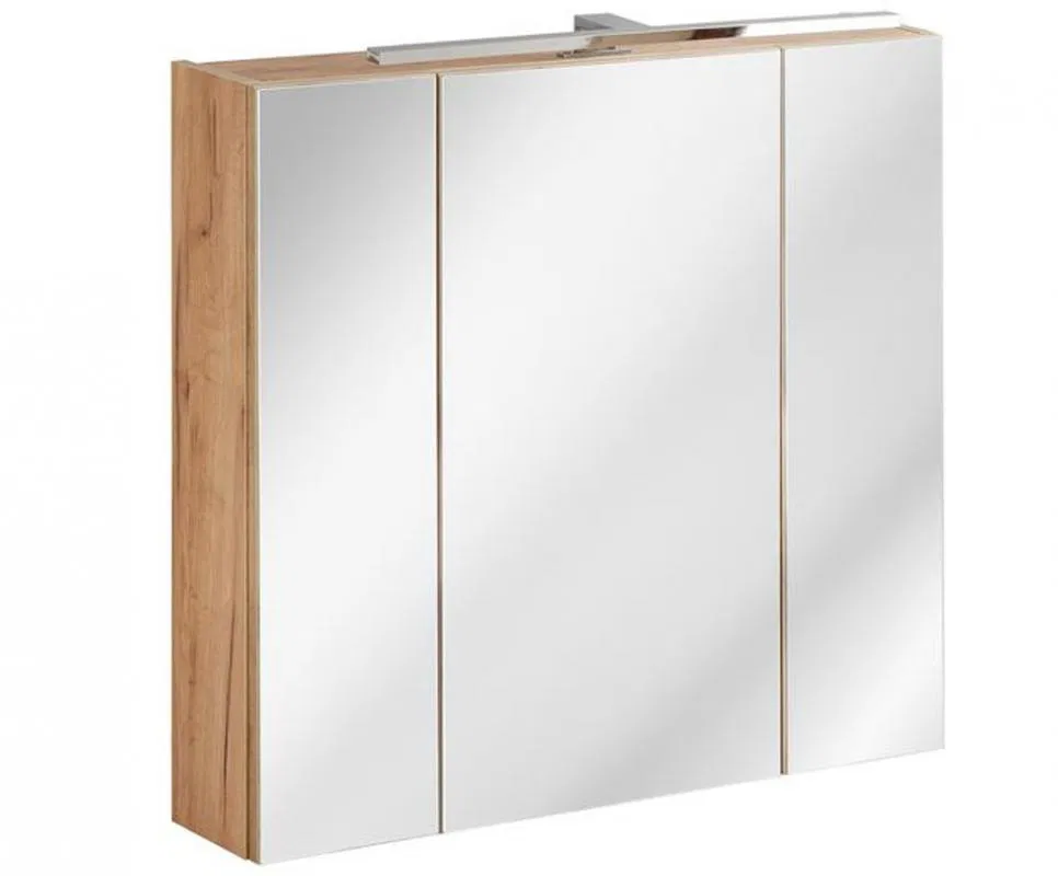 Koupelnová zrcadlová skříňka CAPRI 80 cm