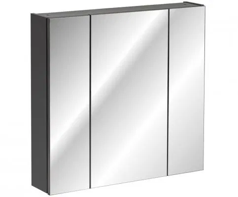Koupelnová zrcadlová skříňka MONAKO GREY 80 cm