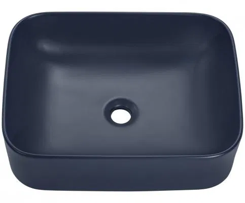 Umyvadlo na desku KAMA modré 50 cm