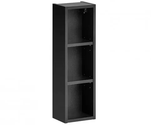 Koupelnový regál horní SANTA FE BLACK 20cm