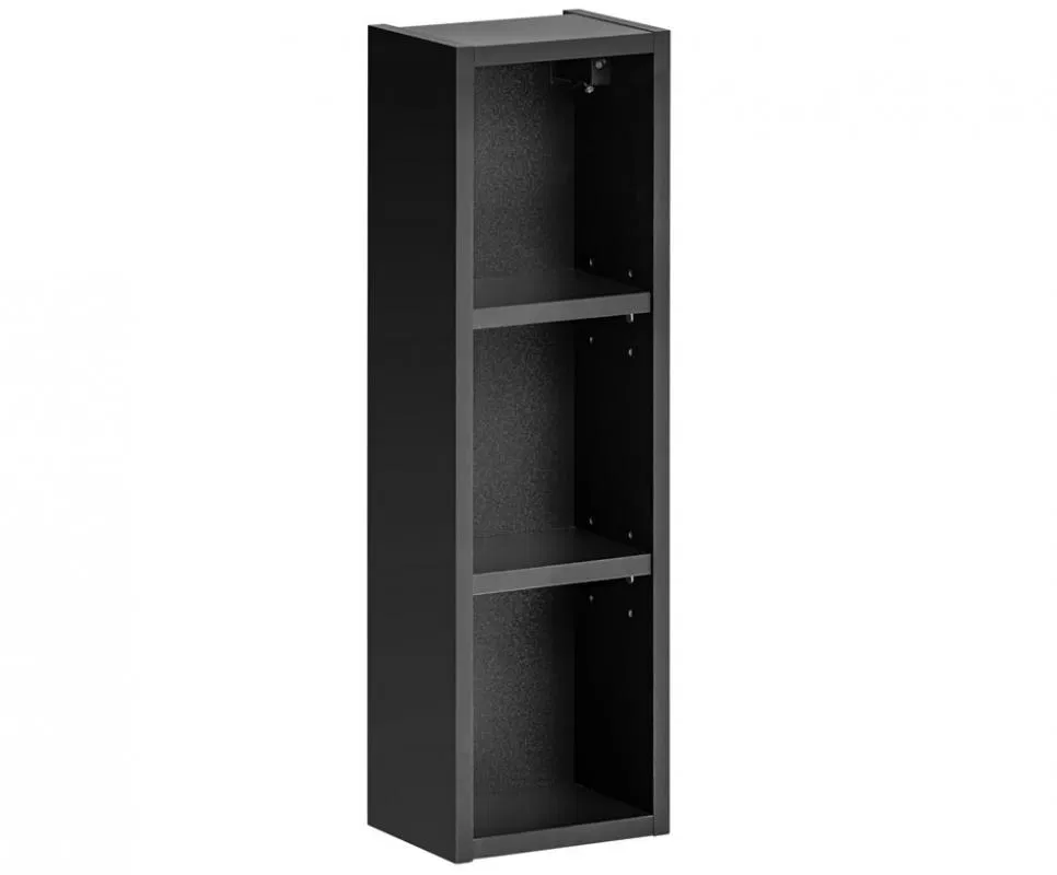 Koupelnový regál horní SANTA FE BLACK 20cm