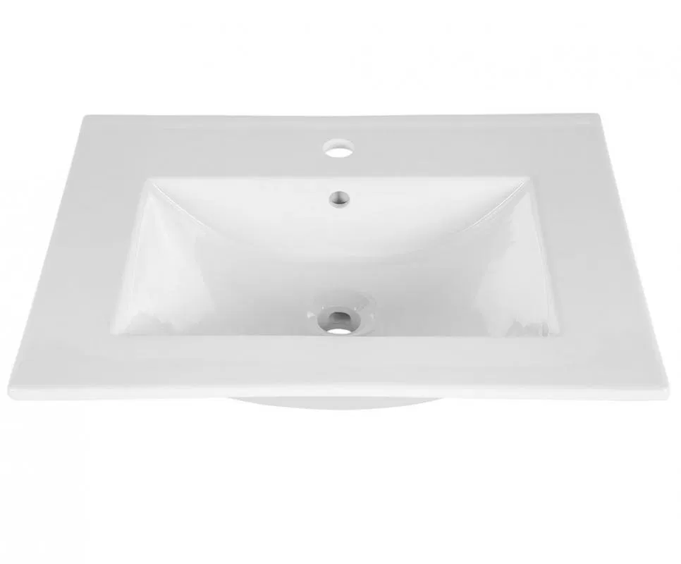 Zápustné keramické umyvadlo LAVA 80 cm