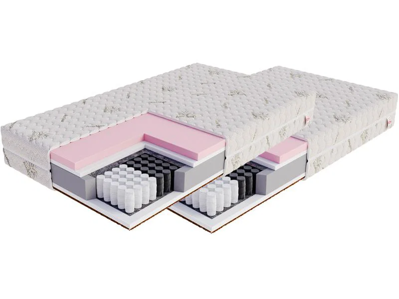Taštičková matrace IVREA 1+1 90x200 cm ALOE VERA 21 cm