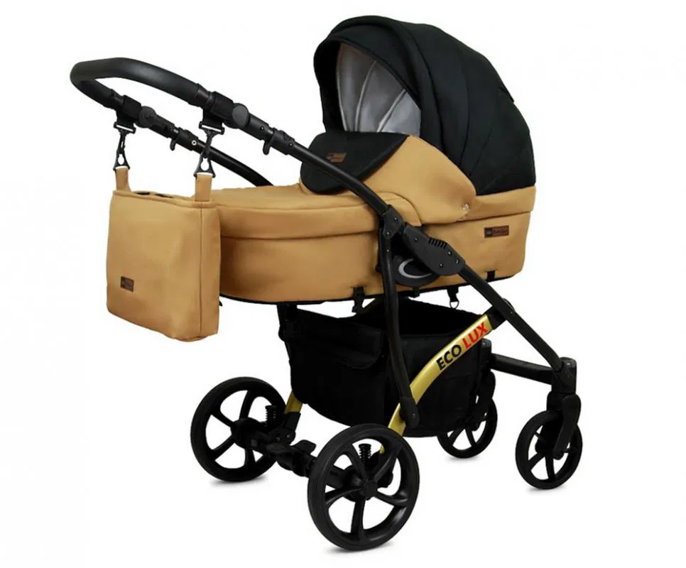 Kočárek 3v1 ECO LUX Sand Pearl