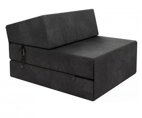 Rozkládací křeslo SUZI TRINITY 14cm černá