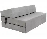 Rozkládací křeslo SUZI MAX TRINITY 14cm světle šedá