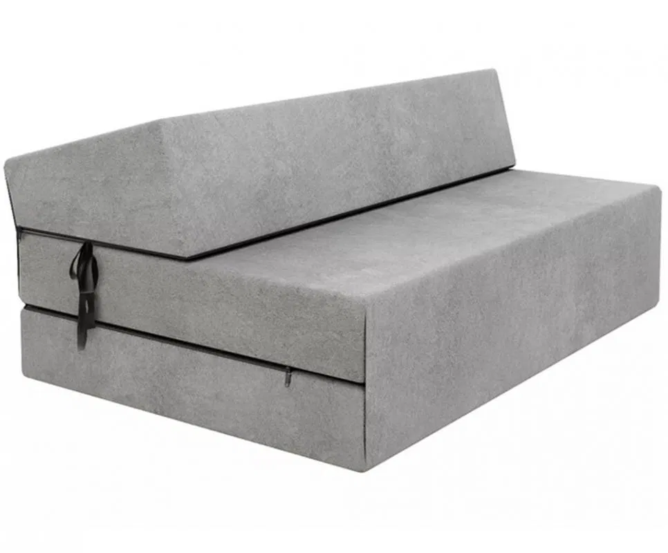 Rozkládací křeslo SUZI MAX TRINITY 14cm světle šedá